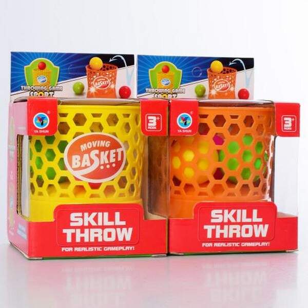 Гра MR 0413 (48шт) скажене відро,10см,аеро,св, м'ячик 3,5см 3шт, мікс кол,бат,в кор-ці,10-15-10см (шт.)