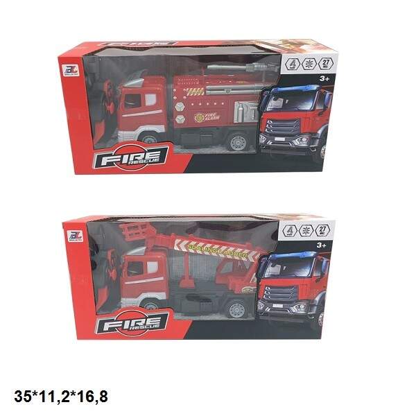 Р.К.Пожежна машина 928-31/32 акум.2в.кор.35*11,2*16,8 /48/ (шт.)