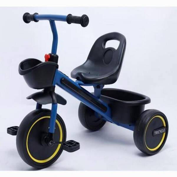 Велосипед MT 1054-4 (1шт) 3 кол.EVA (10/8),рама світло, перед/зад корзина,синій (шт.)