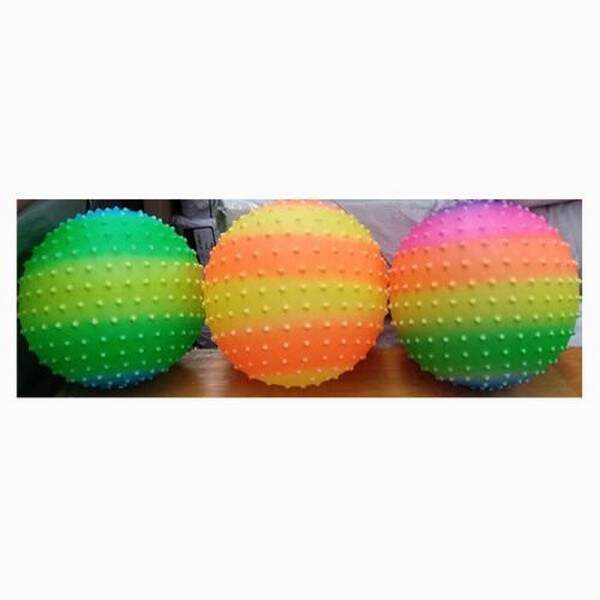 М'яч для фiтнесу MS 4508 (60шт) 40см, масажний, 290-300г, ПВХ, 3 кольори, у пакеті (шт.)