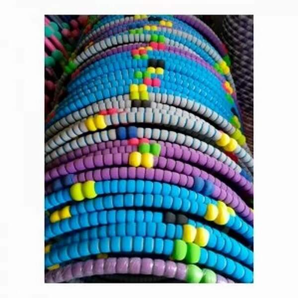 Обруч MS 4605 (18шт) хулахуп, масажний, 85см, метал+EVA, мікс кольорів, пакет (шт.)