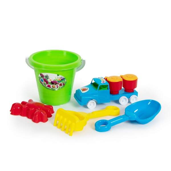 Відро мале" №4 + машинка" арт 011/5 Бамсик, Набір дитячий (шт.)