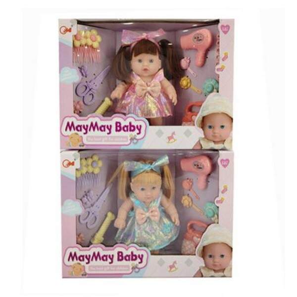 Лялька A208-E (36шт) 20см, набір перукаря(фен, ножиці, заколки), 2 види, в кор-ці, 33-23-8см (шт.)