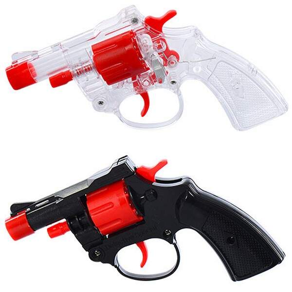 Пистолет 138-1-2 (360шт) на пистонах, 2 вида, в кульке, 13-9-2,5см (шт.)