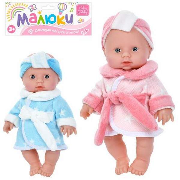 Пупс 203-Z (60шт) 25см, звук, 2 кольори, бат(табл), у пакеті, 19-33-7см (шт.)