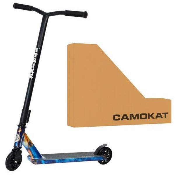 Самокат SR 2-067-3-WP5 (1шт) алюм+сталь,трюковий,2штПУ110мм-алюм,кермо86см,підніжка32-10см,принт (шт.)