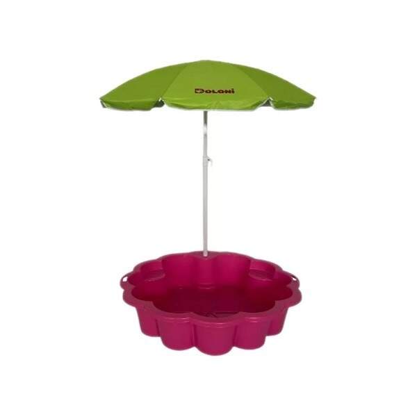 Doloni Пісочниця - басейн "Квітка" з парасолькою арт. 01235/04 рожева  81 х 81 х 20 см. (шт.)