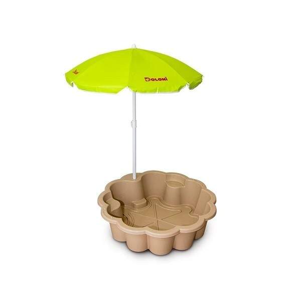 Doloni Пісочниця - басейн "Квітка" з парасолькою арт. 01235/02 кремова 810 мм х 200 мм (шт.)