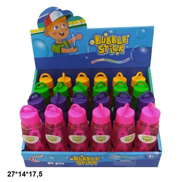 Мильні бульбашки 120мл 588-91 4кол..24шт.в кор.27*14*17,5 /6/144/ (шт.)