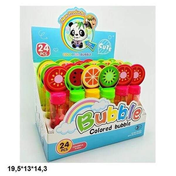 Мильні бульбашки 35мл 1583 фрукти 4в.24шт.в кор.19,5*13*14,3 /18/432/ (шт.)