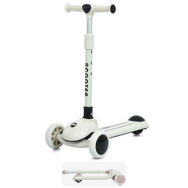 Самокат JR3-126-B (1шт) Mini, метал+пластик, 3 колеса PU, 2пер120мм світло, задн 90мм світло, кермо (шт.)