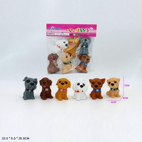 Пискавка арт. B19-2 (160шт/2) 6 шт., р-р 6*6*7см, у пакеті 20*5*25 см. (шт.)