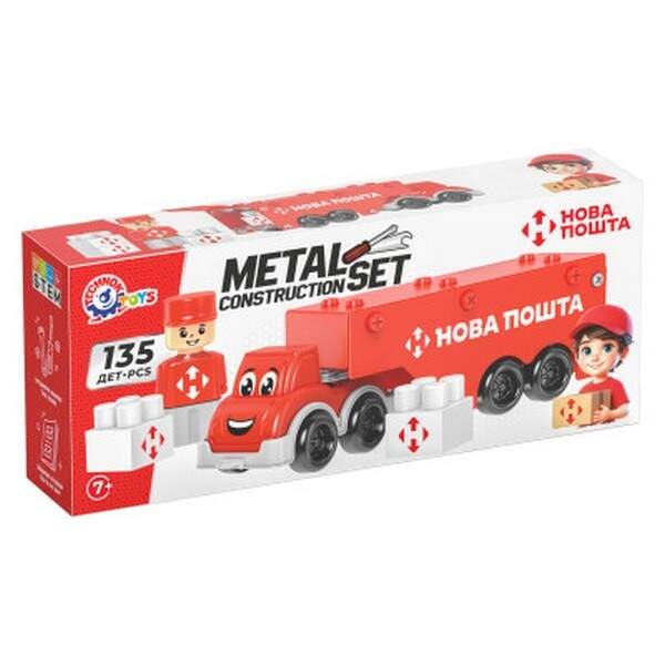 Конструктор металевий Фура Нова пошта 1416 (шт.)