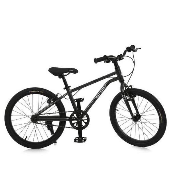 Велосипед дитячий 20д. PROF1 MB 20LIGHTY DARK GREY FOREST (1шт) LIGHTY,SKD85,алюм. рама,кермо, торм, (шт.)