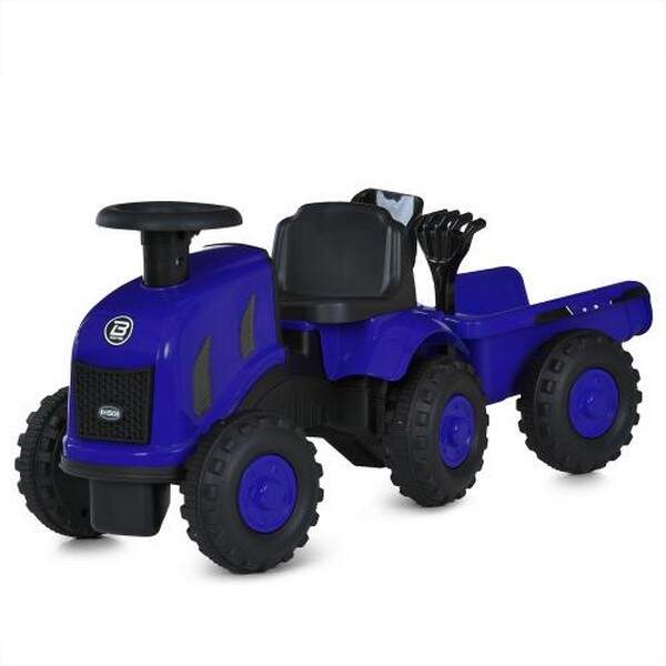 Каталка-толокар M 6154-4 (1шт) трактор з причепом, синій (шт.)
