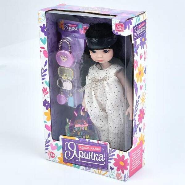 Лялька M 6071 I UA (20шт) Яринка, 30,5см, музика(укр), 5 пісень, сумка, аксесуари, бат(табл), в кор- (шт.)