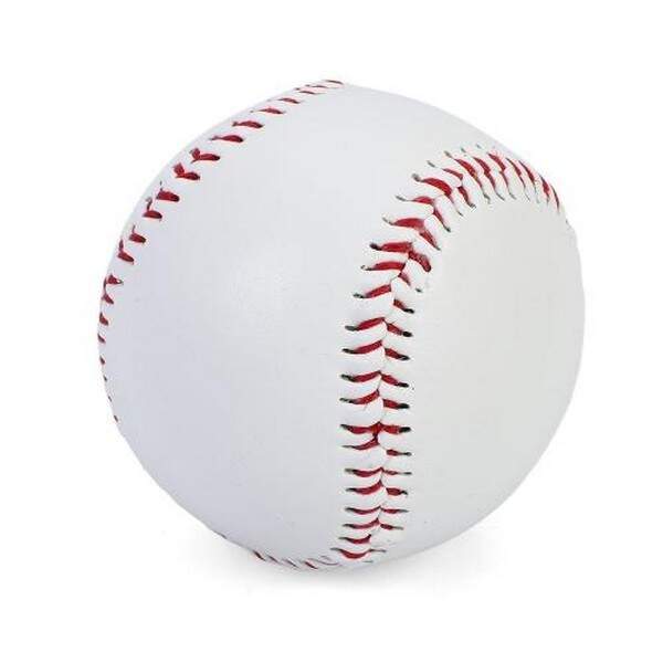 М'яч бейсбольний MS 4638 (60шт) офіційний розмір та вага, 145г, у пакеті (шт.)