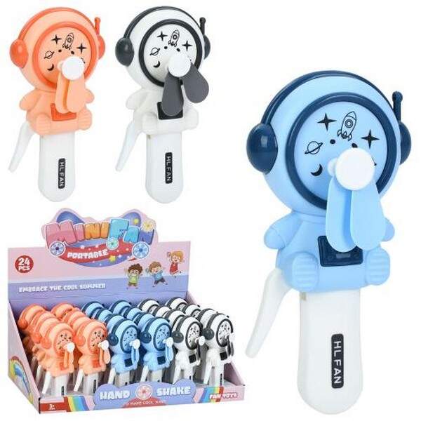 Вентилятор MK 5627 (96шт) механічний, 16см, 24шт(3кольори) в дисплеї, 39-17-23см (шт.)