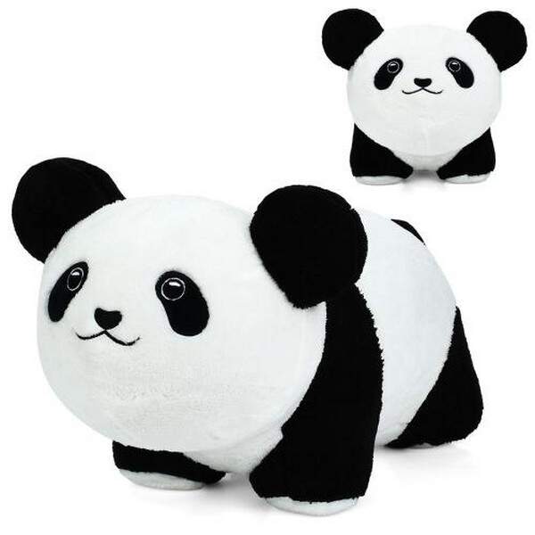 Стрибуни-тварини MS 4490 (10шт) панда, ПВХ, плюш/застібка-блискавка, 1450-1500г, у пакеті, 24-27-13с (шт.)