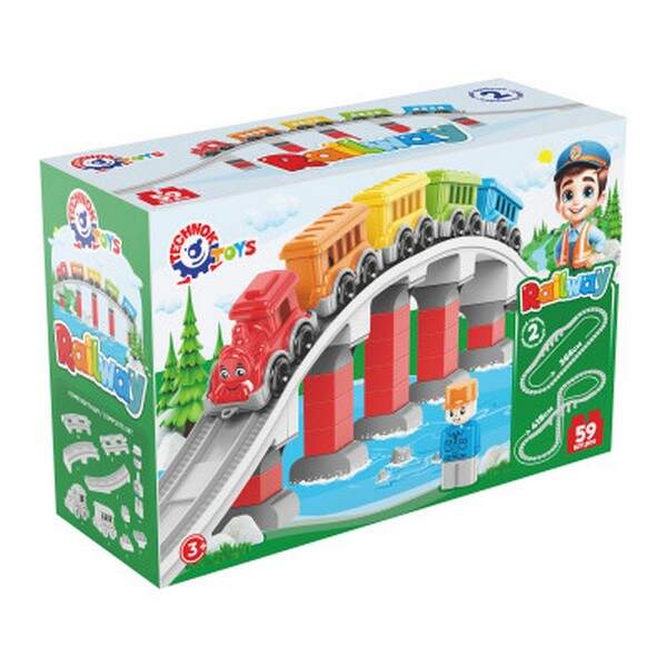 Іграшка «Конструктор залізниця ТехноК», арт.1300 (шт.)