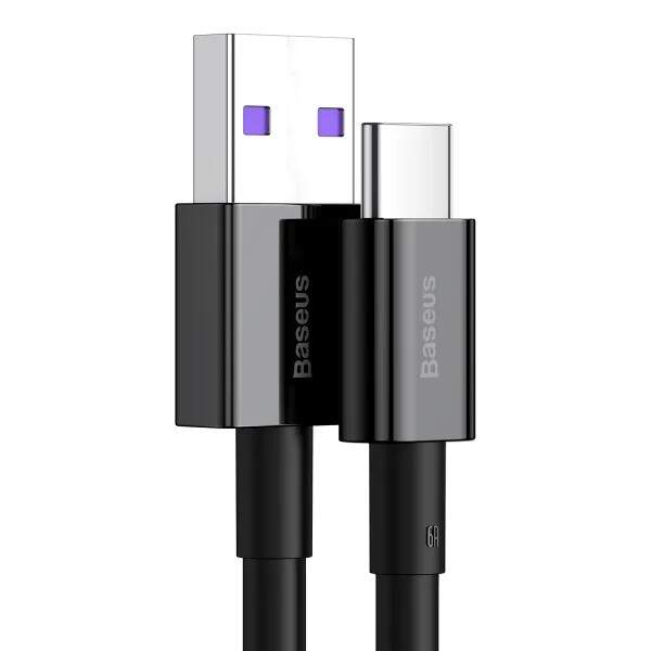 Кабель Baseus Superior Series USB Type-C 66W 2m Black  (CATYS-A01) (шт.)