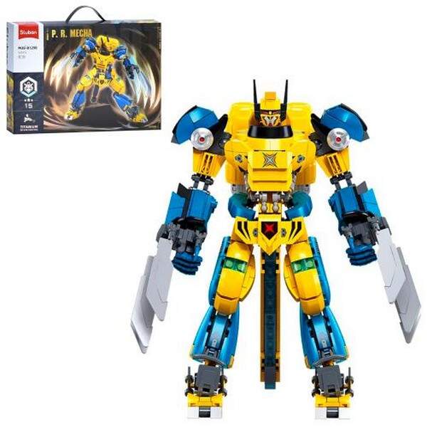 Конструктор SLUBAN M38-B1298 (16шт) робот, 23,4см, 525дет, в кор-ці, 42,5-28,5-6,5см (шт.)