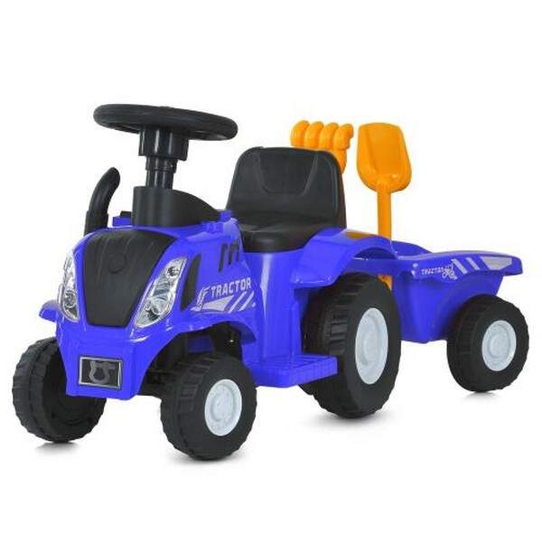 Трактор M 6153B-4 (1шт) 2-в-1(каталка-толокар з причепом), 1*6V4,5AH, 1*25W, MP3, USB, BLUETOOTH, TF (шт.)