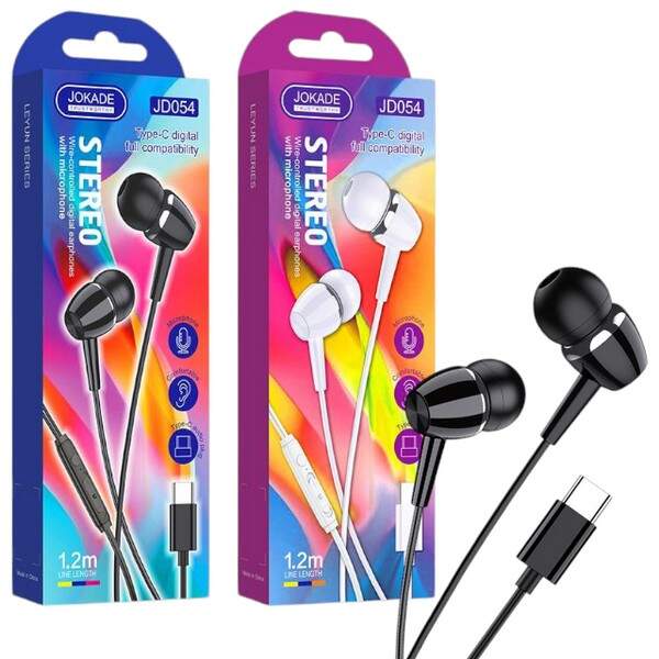 Навушники дротові JOKADE 054 чорні (шт.)