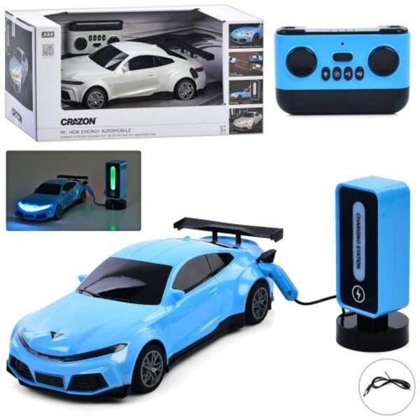 Машина 333-XN24161 (6шт) р/к, 2,4G, 27,5см, заправка, звук, світло, гумові колеса, USB-зарядне, акум (шт.)