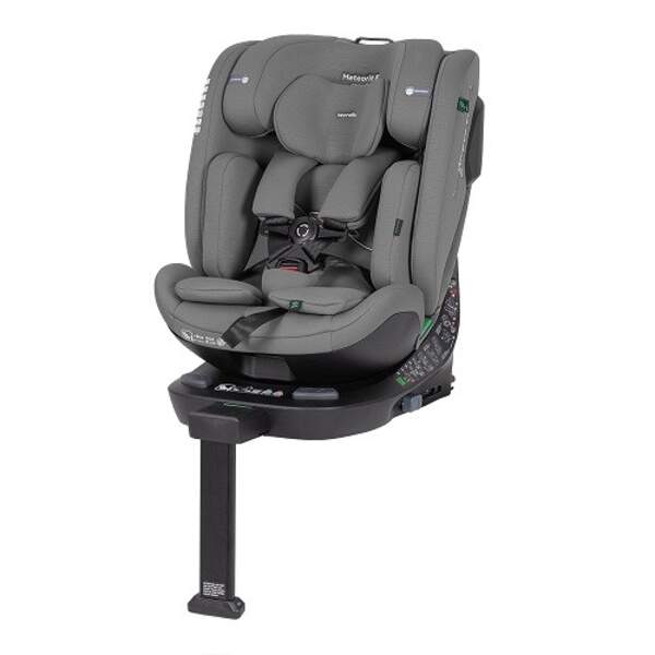 Автокрісло CARRELLO Meteorit F CRL-15101 Seashell Grey i-Size 40-150см ISOFIX, поворот, опор.стійка (шт.)