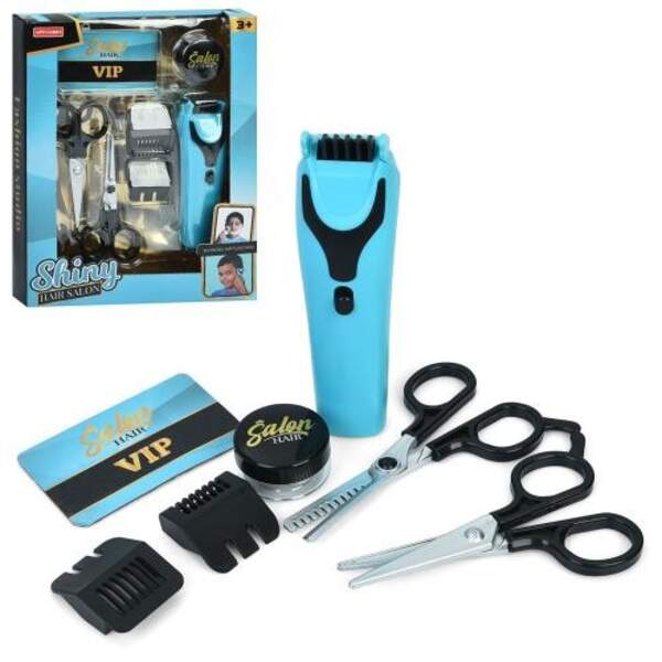 Набір аксесуарів 6WY004 (72шт) набір перукаря, набір барбера, машинка для стрижки-рухлива деталь, на (шт.)