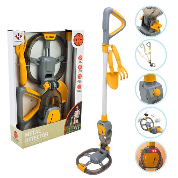 Металошукач арт. YS016 (24шт/2) батар, звук, дозволяє знаходити металеві предмети, короб.33,1*6,8*20 (шт.)