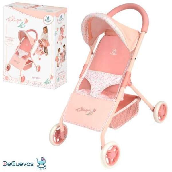 Коляска 90574 (6шт) для ляльки, прогулянкова, ш33-д48-в55см, корзина, метал, в кор-ці, 30-38-10,5см (шт)