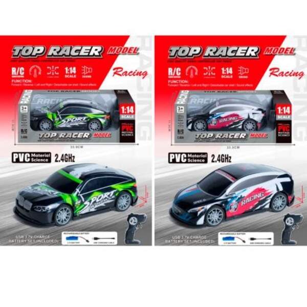 Машина D-10-12 (18шт) р/к2,4G, акум, 26см, 1:14, звук, корпус не б'ється, гумові колеса, USBзарядне, (шт)