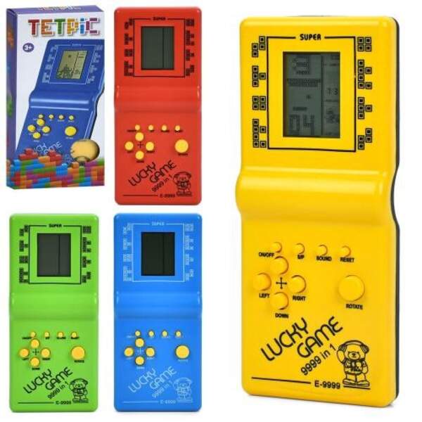 Тетріс Е 9999 (144шт) 7,5-18-2,5см, музика, мікс кольорів, на бат-ці, в кор-ці, 8-19-2,5см (шт)