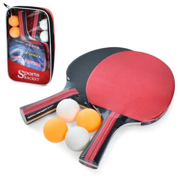 Ракетка MS 4596 (20шт) настільний теніс/пінг-понг, ракетки 2шт 25см EVA+гума, м'ячі 4шт 40мм, у чохл (шт)