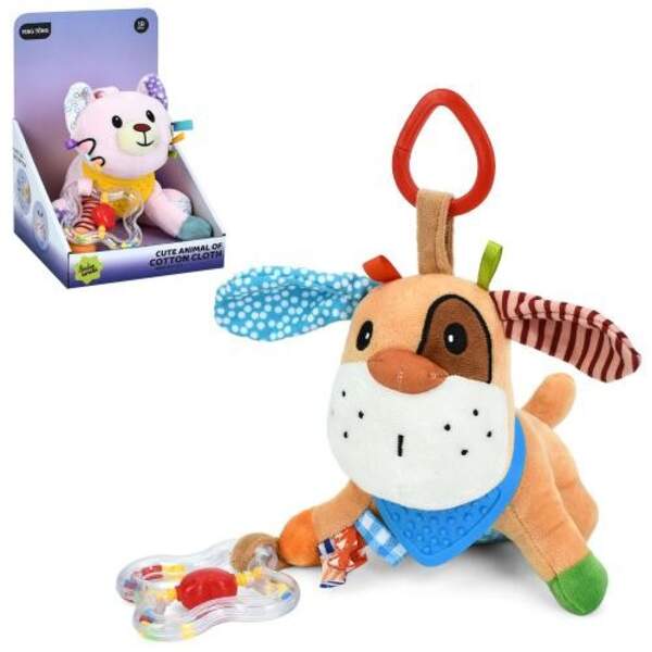 Підвіска м'яка YT24-41-42 (30шт) 28см, тварина 17см, брязкальце, плюш, 2 види (кіт, собака), в кор-ц (шт)