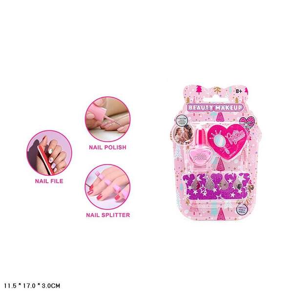 Набір дитячої косметики арт. 2105J (240шт/2)   лак, пилочка, аксес планш. 15*17*3 (шт)