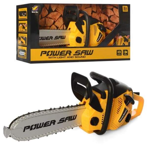 Бензопила 192D (24шт) 39см, звук, рухома стрічка, на бат-ці, в кір-ці, 40-20-10см (шт)