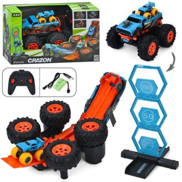 Джип 333-TS251401 (6шт) р/к2,4G, акум, 23см, гумові колеса, обертається 360, пускова установка, USB- (шт)