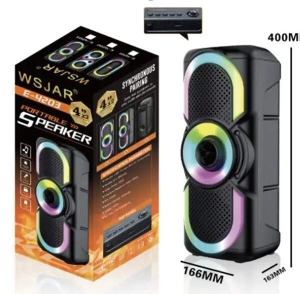 Портативна колонка E 4203 BT (16) 9539 (шт)