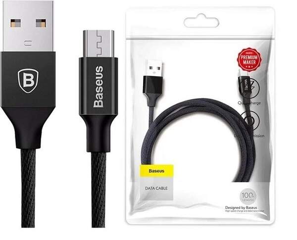 Кабель Baseus Yiven Cable For Micro 1.5M Black (CAMYW-B01) (шт)