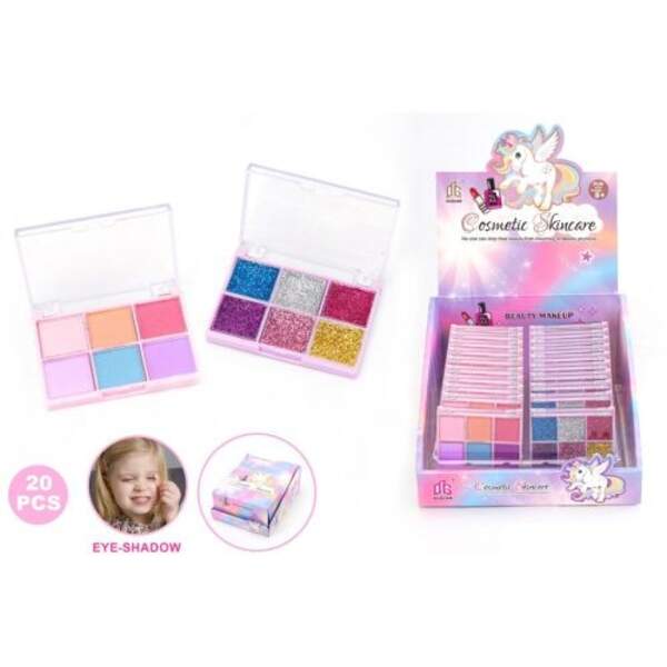 Косметика 2625G (480шт) тіні (6кольорів), 6-5см, 20 шт в дисплеї, 16-21,5-8,5см (шт)