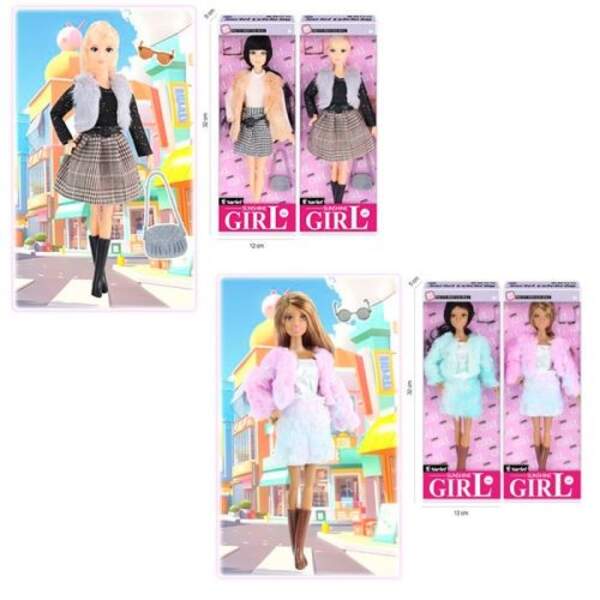 Лялька 92066-P-Q (60шт) 30см, шарнірна, 4 види, в кор-ці, 12-32-5см (шт)