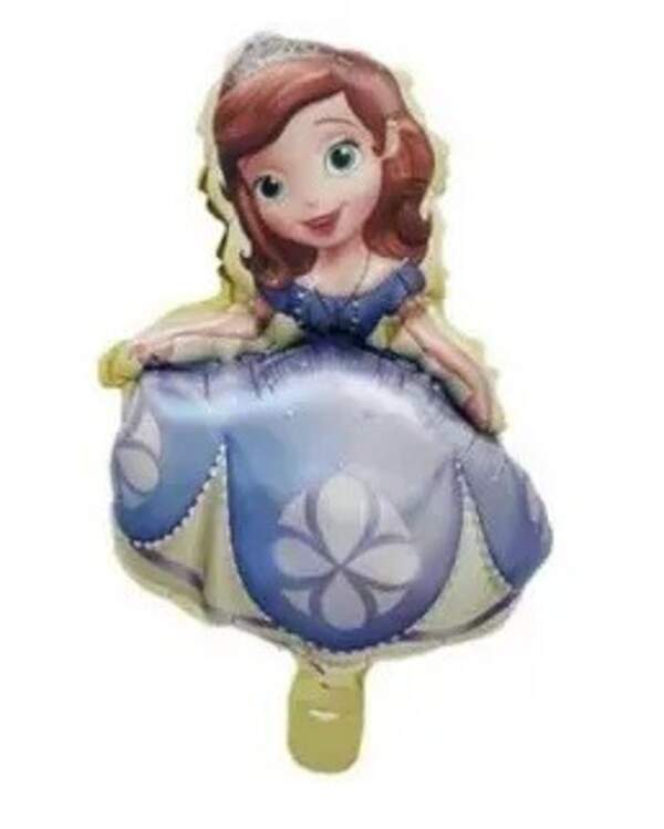 Фольгована куля міні фігура  Софія , ціна за уп.-10шт (14333) (шт)