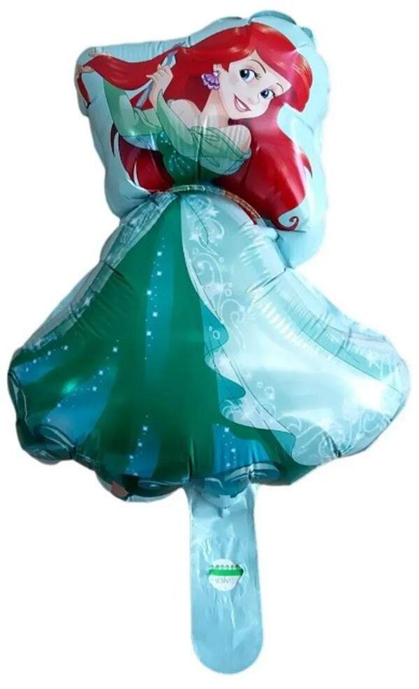 Фольгована куля Міні-фігура  "Аріель",ціна за уп.-10шт (13800) (шт)