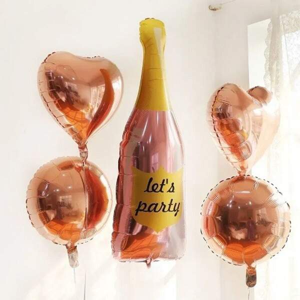 Набір фольгованих куль "Пляшка шампанського Let's Party" 
(05964) (шт)