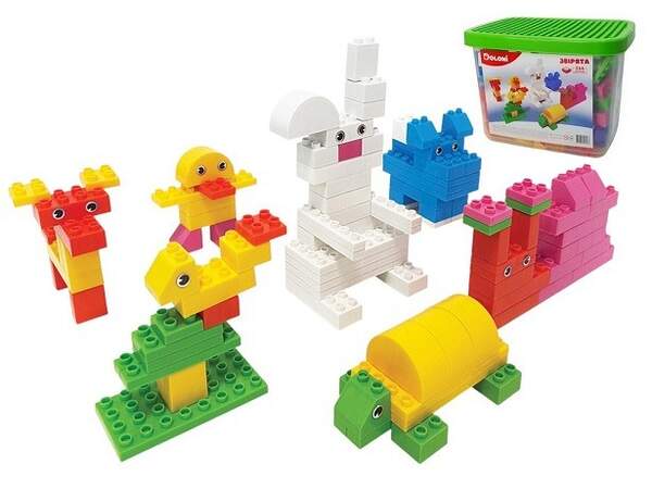 Конструктор "ЗВІРЯТА" 266 детал. 013888/05 в пластик. боксі (шт)