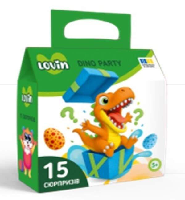 Dino Party ТМ Lovin Подарунковий набір сюрпризів 7000230 (шт)