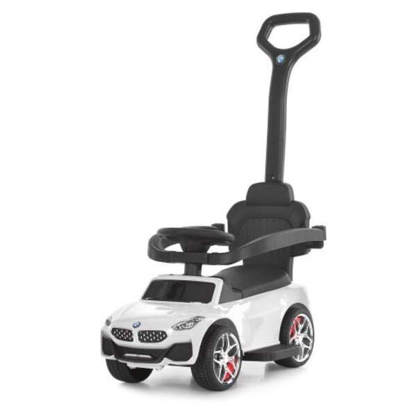 Каталка-толокар M 6253EL-1 (1шт) бат.ручка, муз, світло, шкіра, підсклянник, MP3, BLUETOOTH, білий (шт)